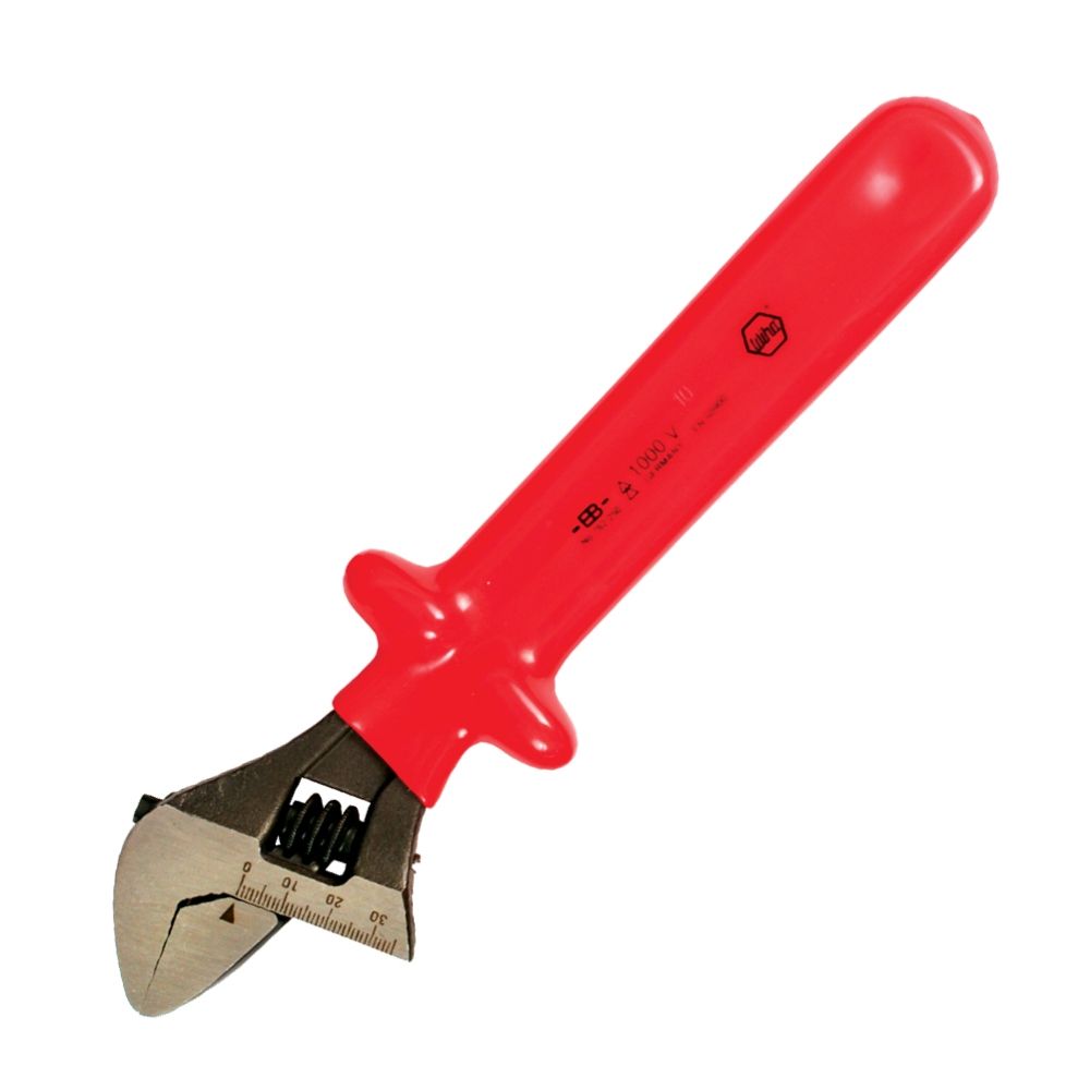 Wiha Insulated Adjustable Wrench 10"