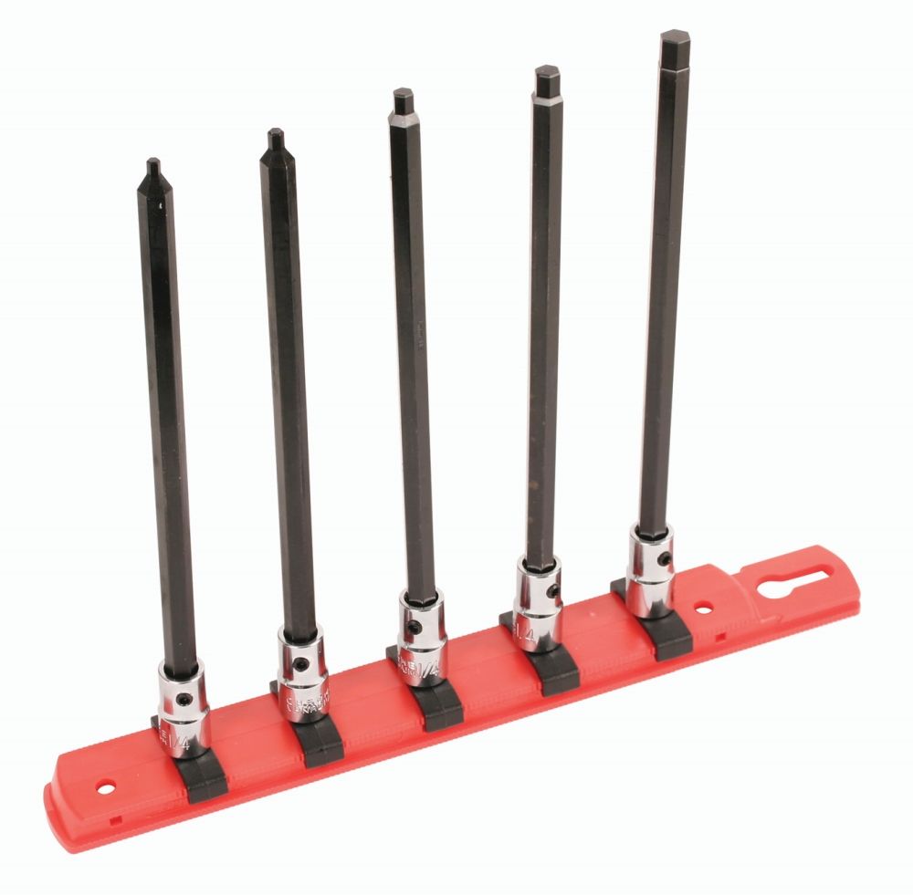 Wiha Hex 1/4" Drive Bit Socket Set 2.5-6mm