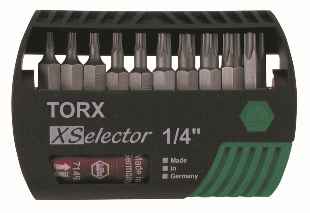 Wiha Torx® XSelector Bit Set T7-T40