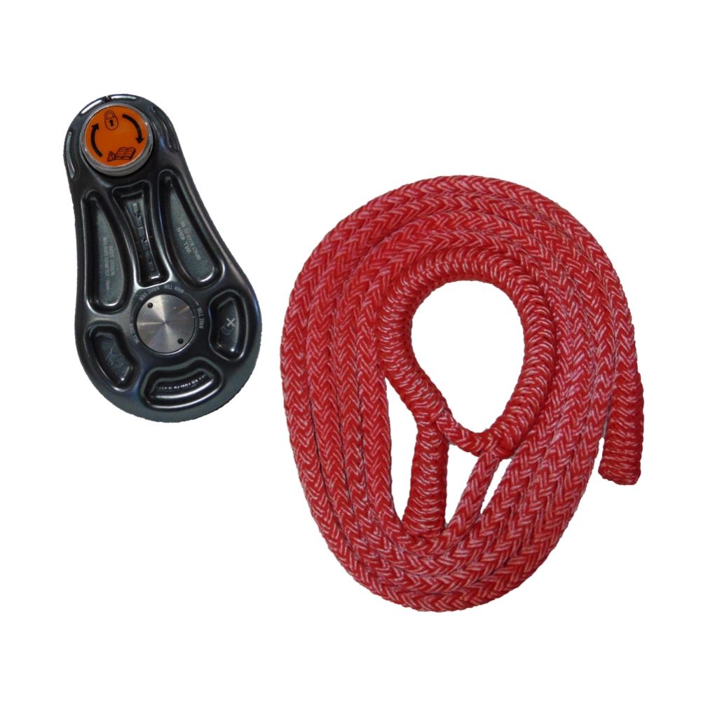 DMM Small Impact Aluminum Arborist Rigging Block (5/8" Rope) & Loopie Sling Combo