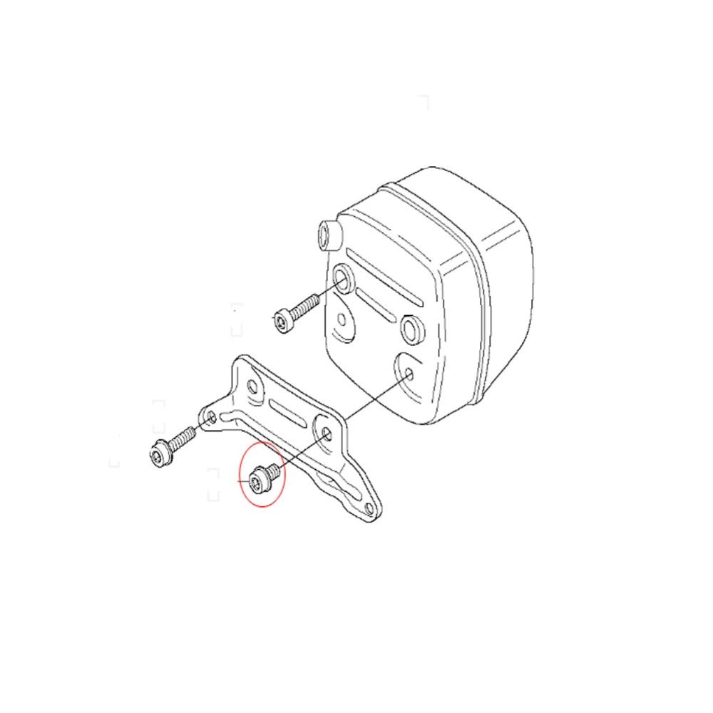 Husqvarna OEM Screw IHSCFM for 362, 365, 372, 385, 390, 395 Chainsaws 503200702