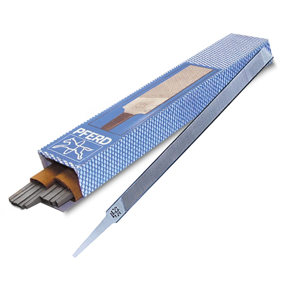 Pferd 7" Double Bevel Square Chisel-Bit Chainsaw Files (Dozen)
