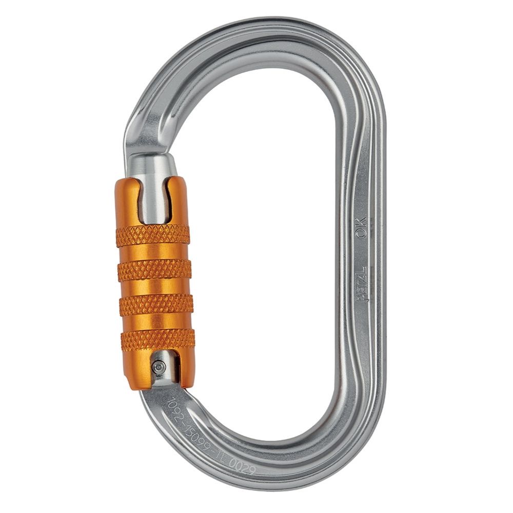 Petzl OK Triact-Lock Aluminum Carabiner M33 TL