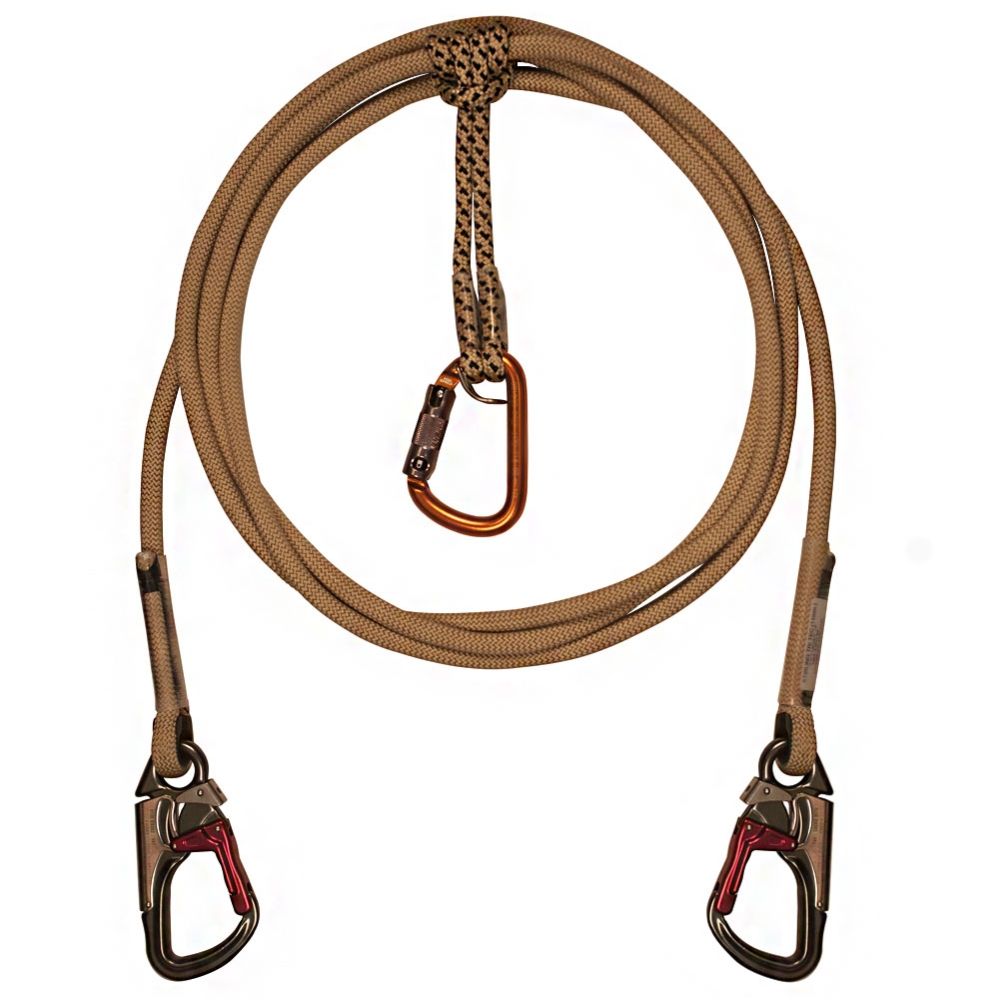ArborMAX (14') Tri-Tech 2-in-1 Safety Lanyard Kit with Aluminum Snap Hooks