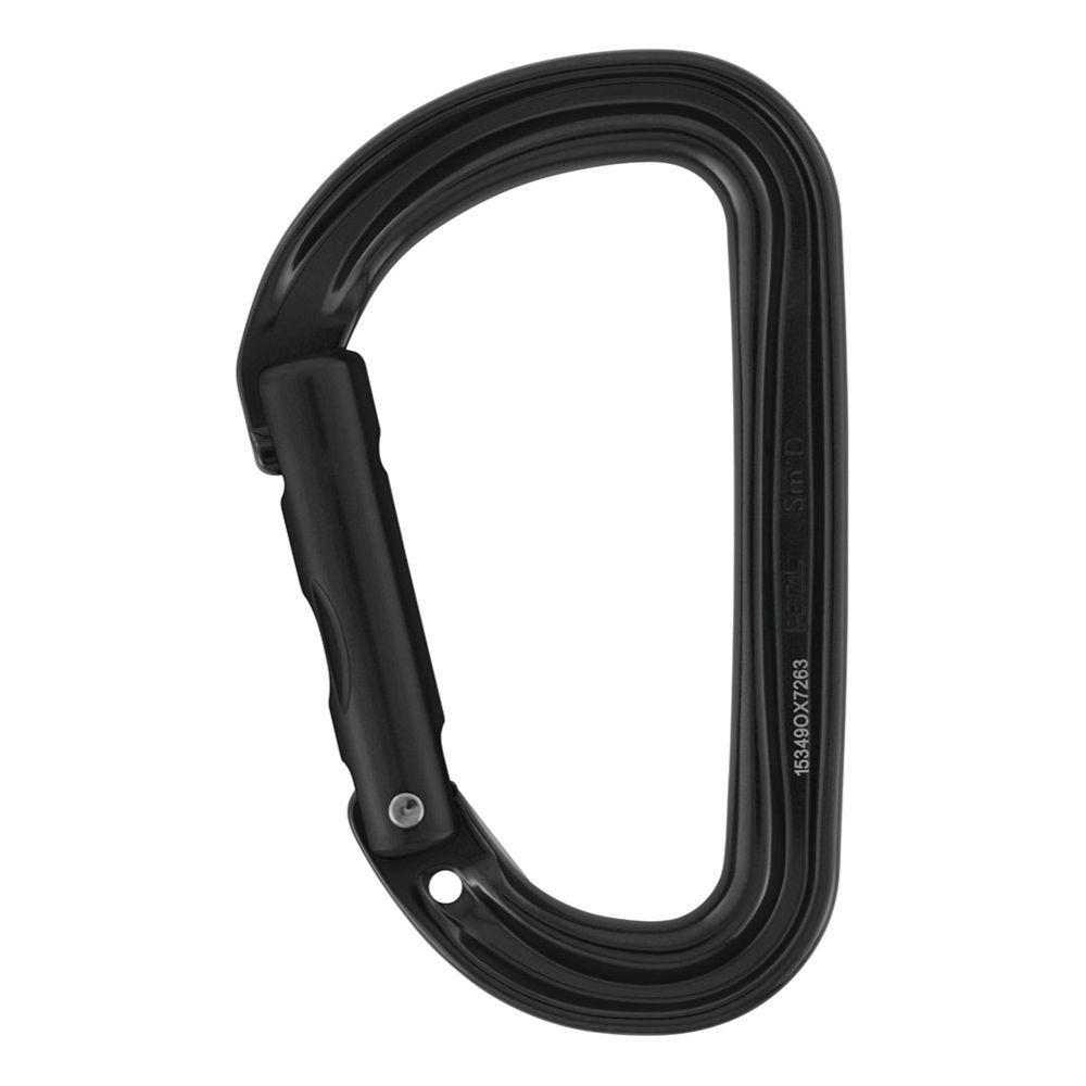Petzl Sm'D Wall Aluminum Carabiner (Black) M39A SN