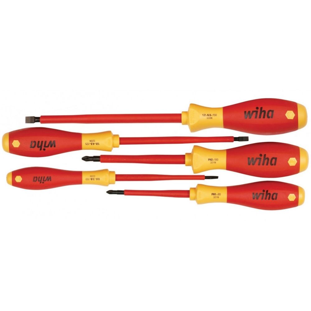 Wiha Insulated Slotted & Phillips 5 Pc. Set