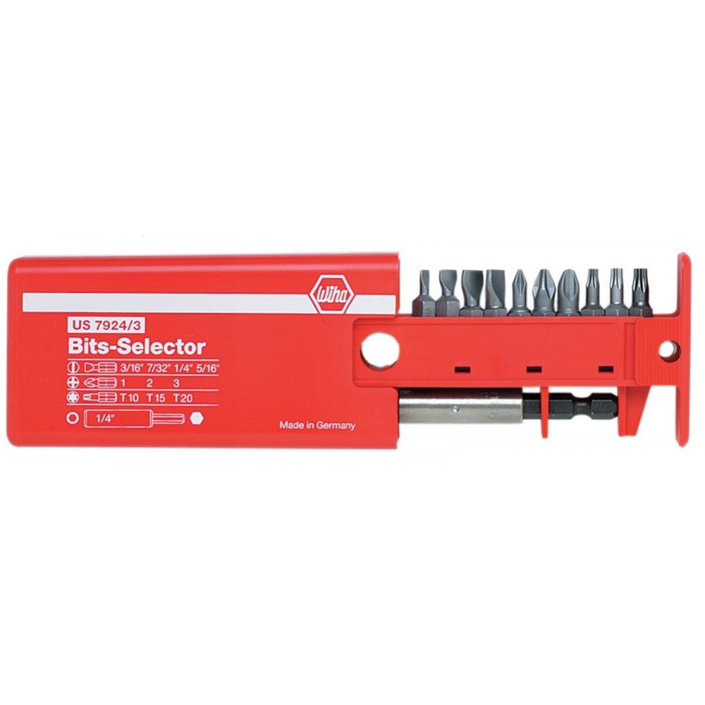 Wiha Slotted, Phillips & Torx® Bit Selector