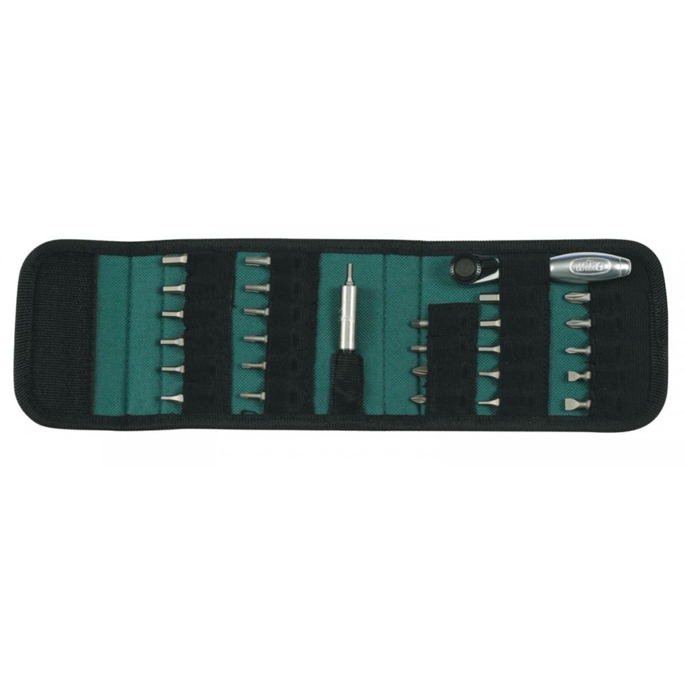 Wiha 1/4" Revs Ratchet And Bit Set 29 Piece