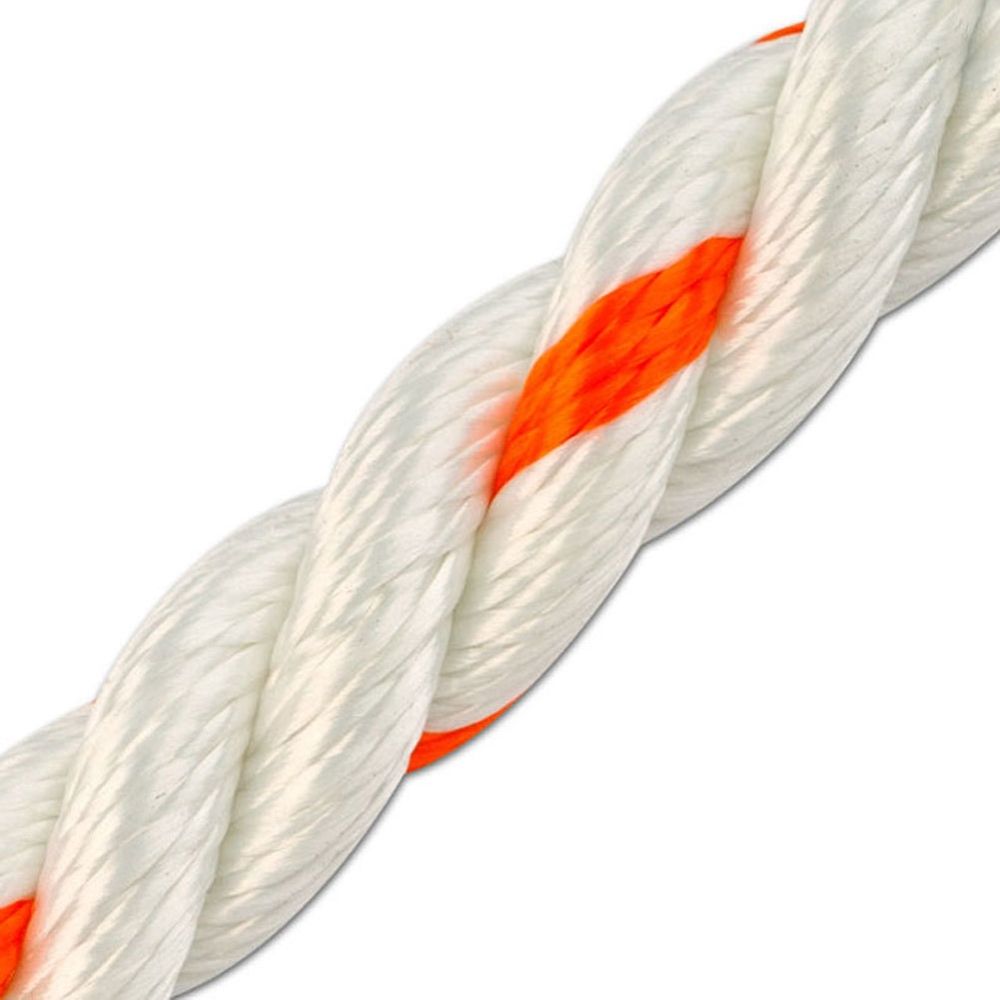 Teufelberger 1/2" Safety Blue Hi-Vee 3-Strand Bull Rope (150' Hank)