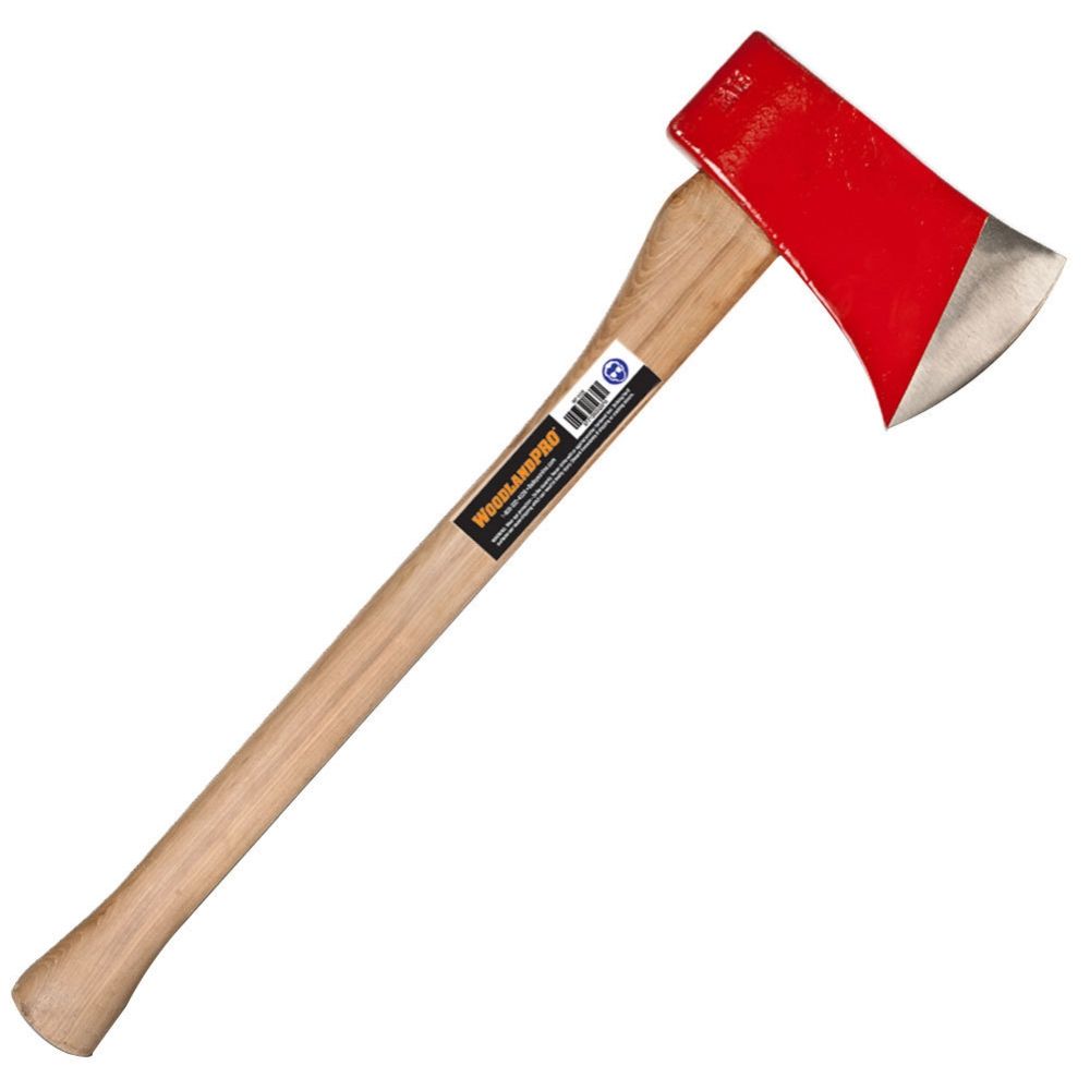 WoodlandPRO Fallers Axe (4 lbs) with 26" Straight Hickory Handle