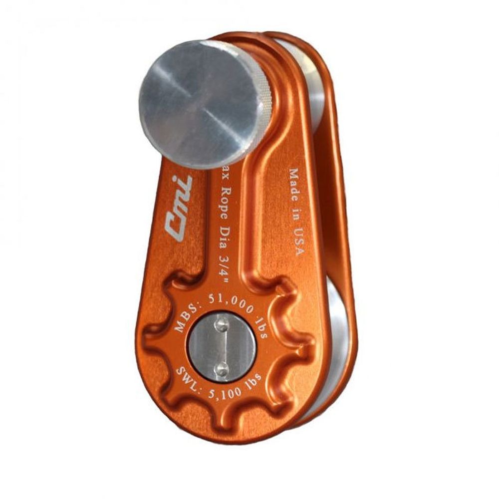 CMI Aluminum Arborist Rigging Block (3/4" Rope) RP160