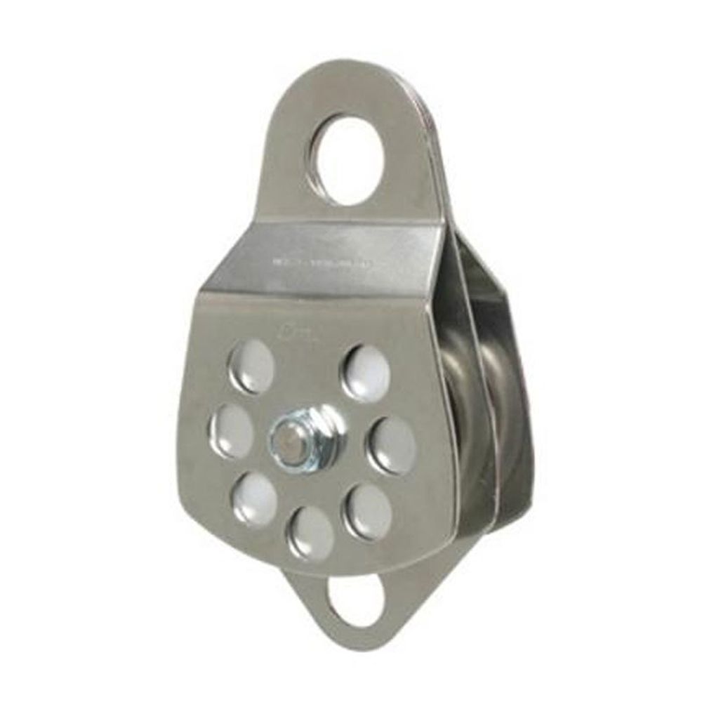 CMI 5/8" Stainless Steel Dual Pulley (3" Sheave) with Becket RP106D