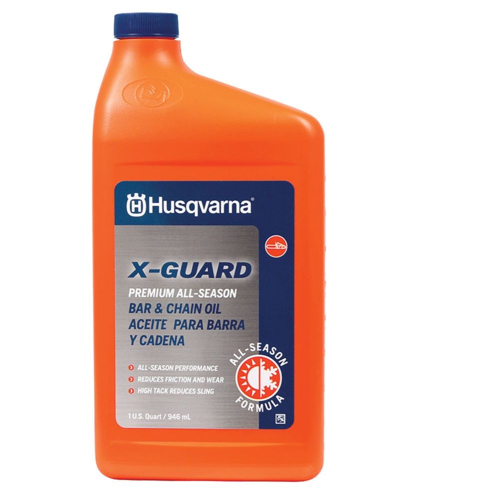 Husqvarna X-Guard Bar & Chain Oil (1 Quart Bottle) Case of 12