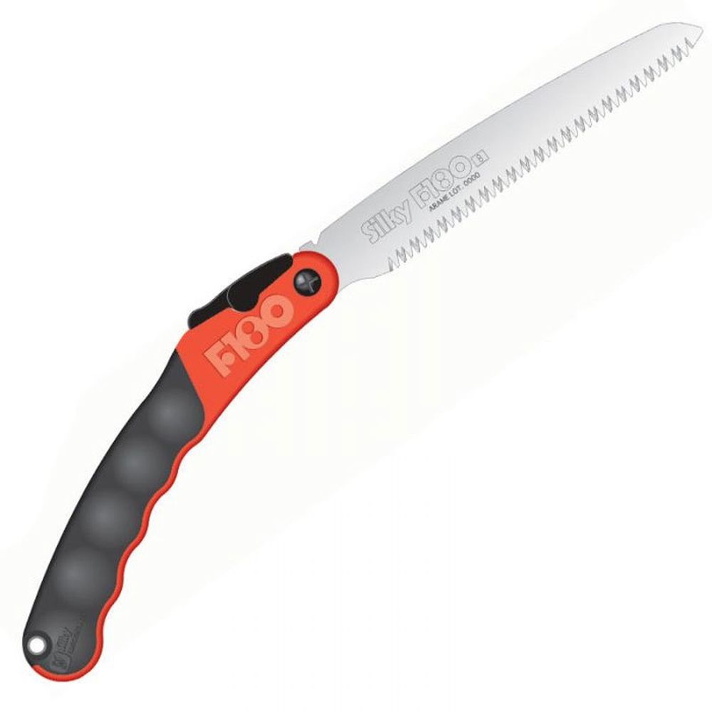 Silky F180 7" (180mm) Straight Folding Pruning Saw (Large Teeth)
