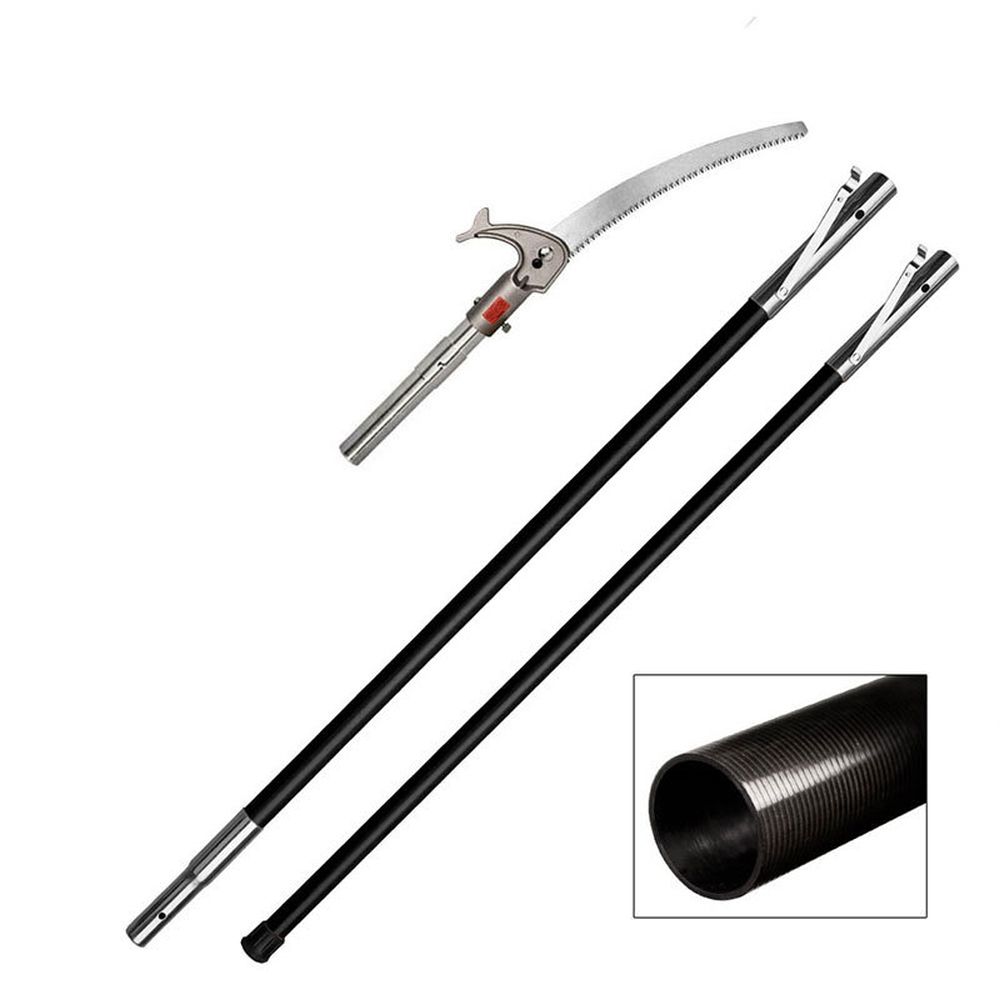 ArborMAX 12' Carbon Fiber Pole Saw Package (13" Blade) with Quick Change Adapter (2 Poles)