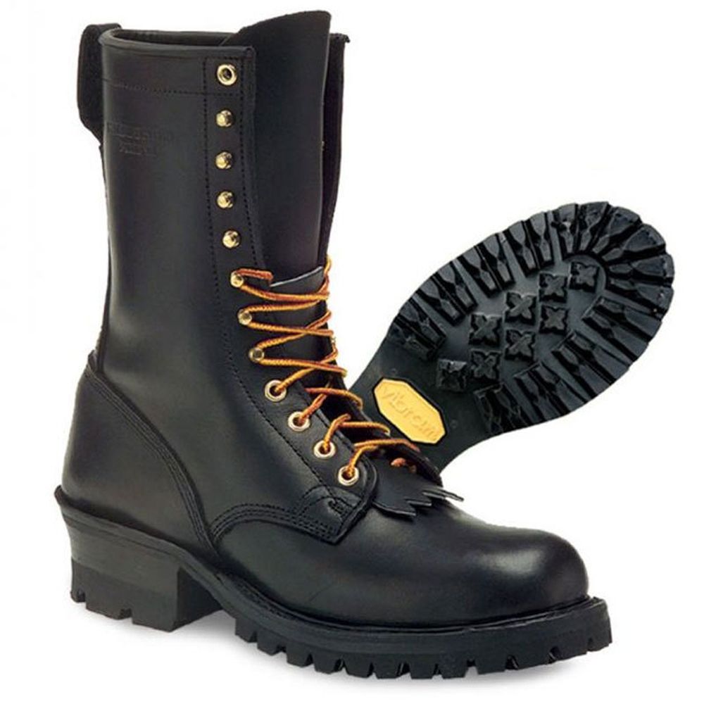 White's 10" Line Scout Vibram Boots (Black)