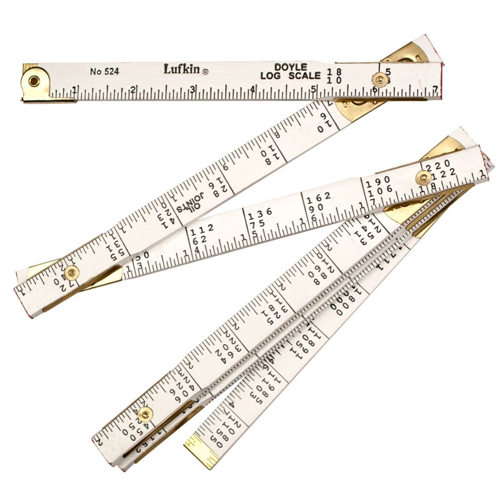 Lufkin Folding 524 Doyle Scale Log Rule