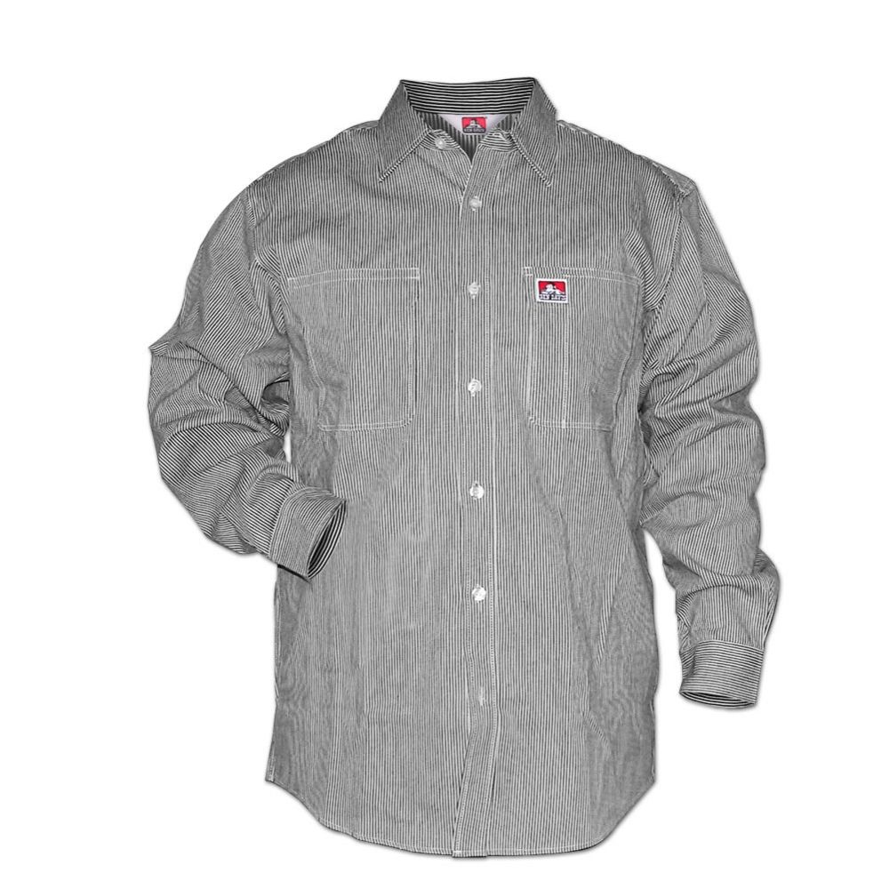 Ben Davis Long Sleeve Button Hickory Shirt 11238
