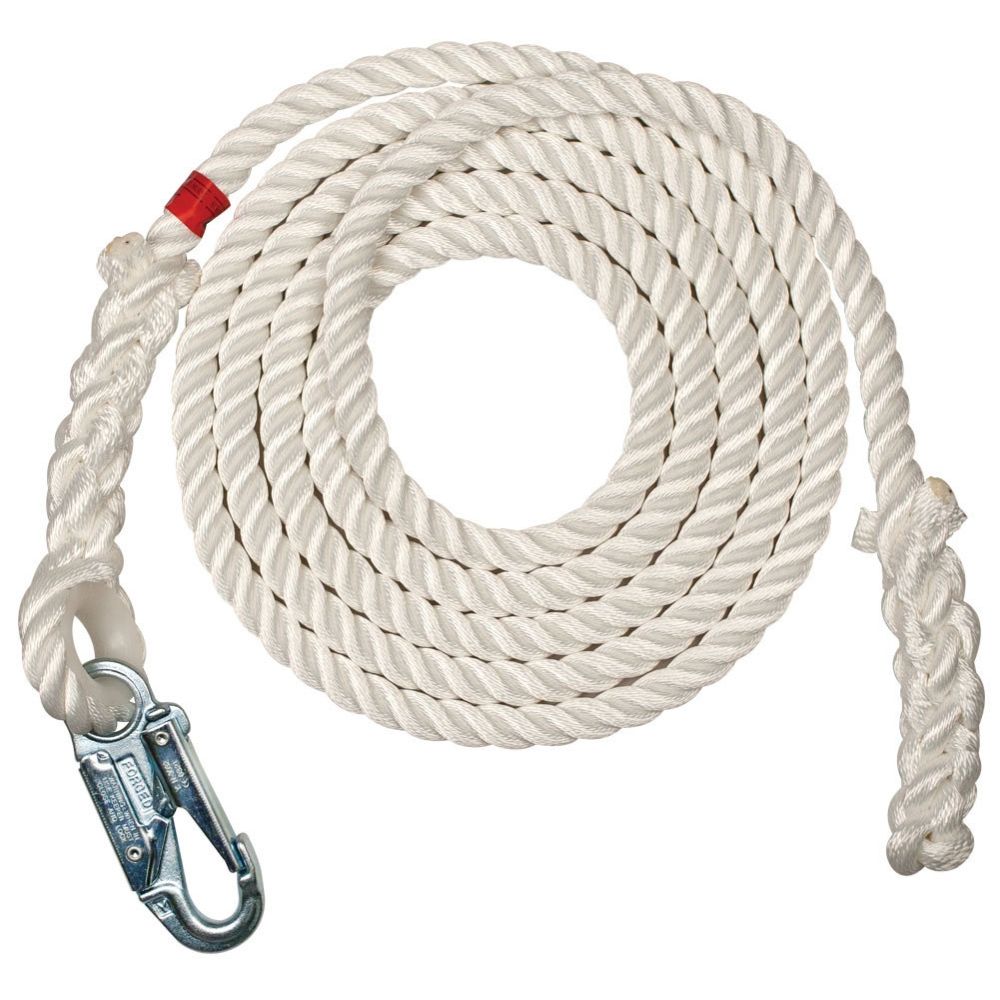 ArborMAX 3/4" 3-Strand Dacron Flipline with Steel Rope Snap