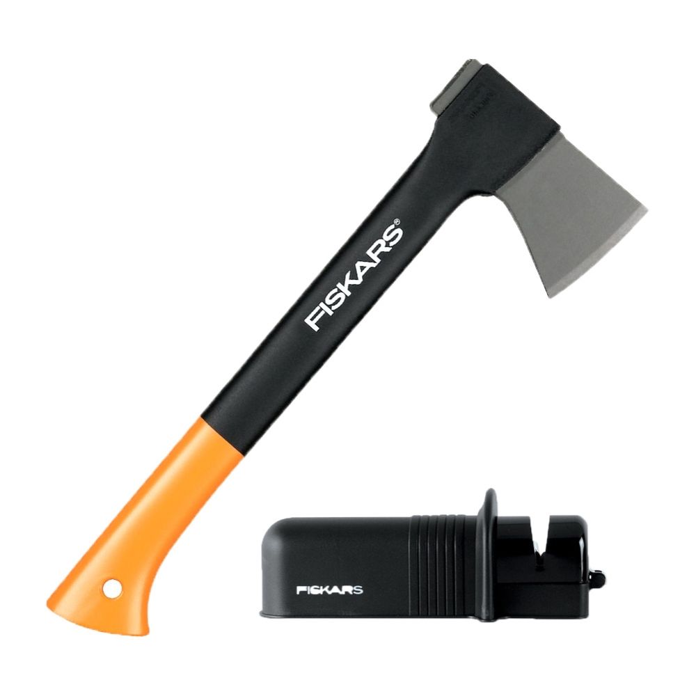 Fiskars X7 Hatchet (1.3 lbs) with 14" Handle & Sharpener