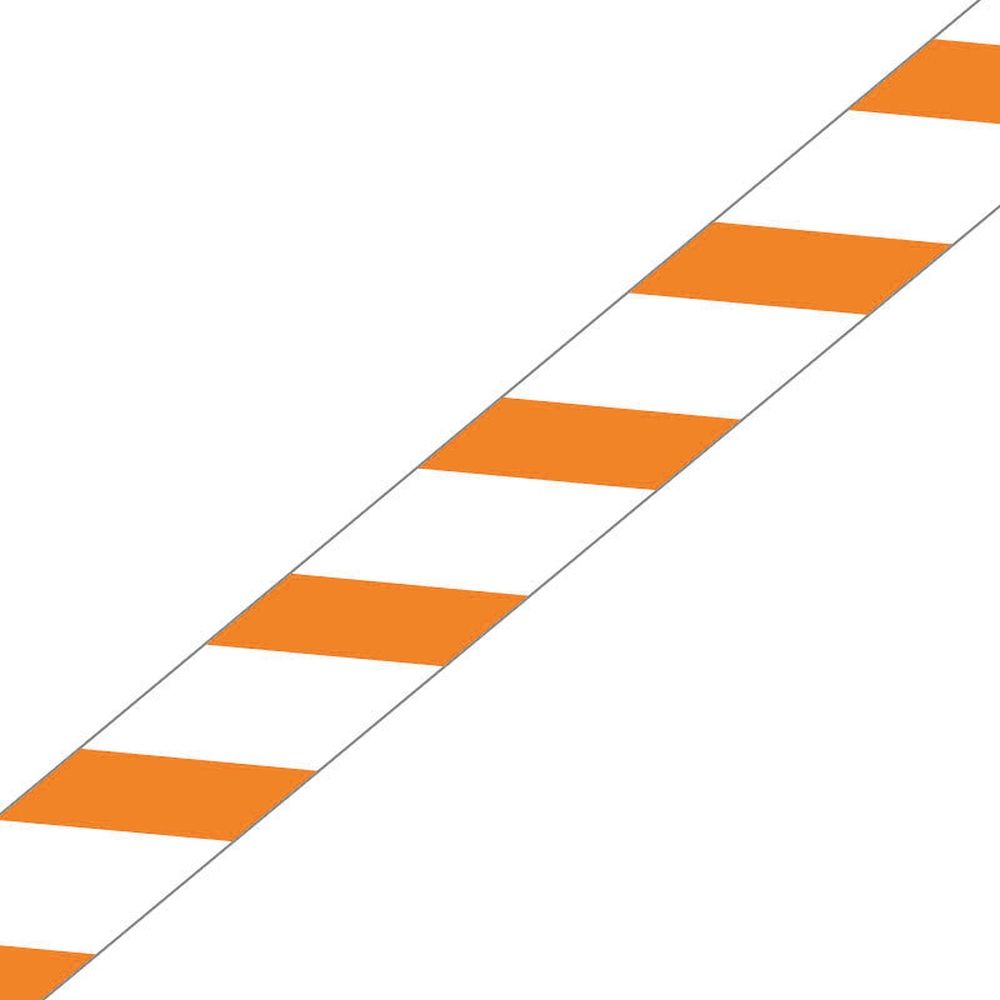 Striped Flagging (Orange/White 300' Rolls) Each