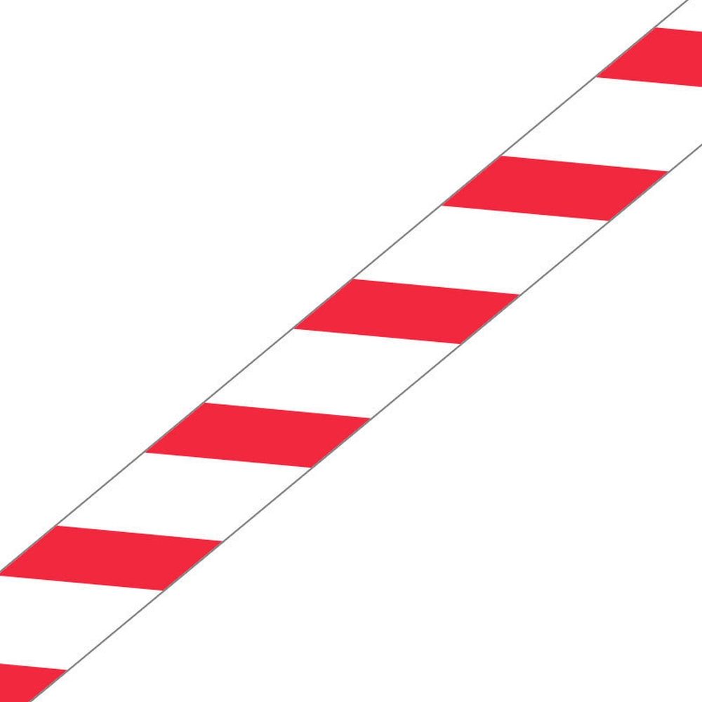 Striped Flagging 300' Roll (Red/White) Box of 12
