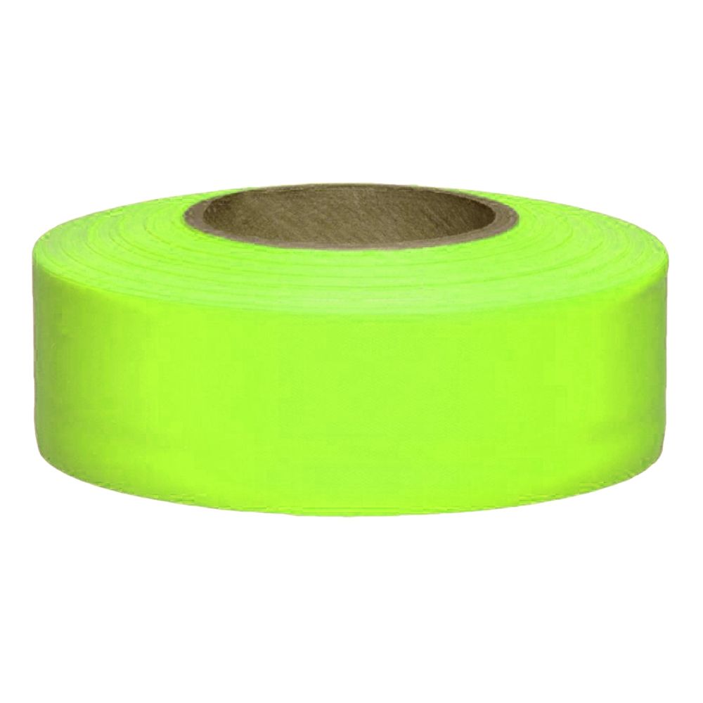 Glo Color Flagging 150' Roll (Lime) Box of 12
