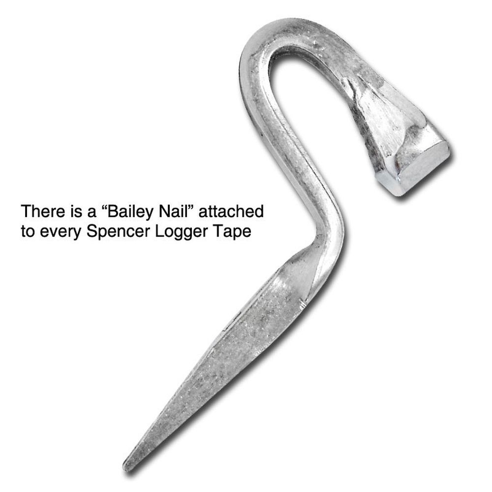 Spencer 75'/22M Logger Tape (Model 975EM) with Bailey Nail