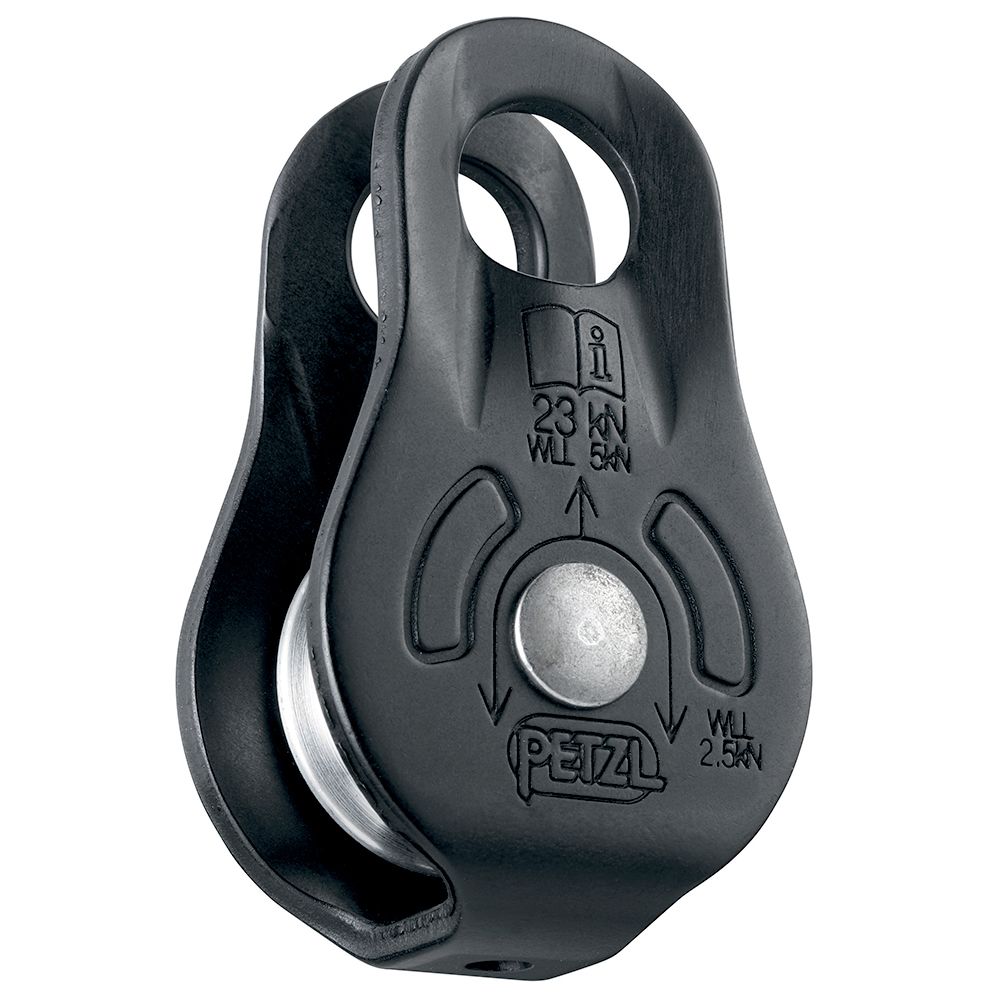 Petzl Fixe Micro Pulley (Fixed Cheeks) Black