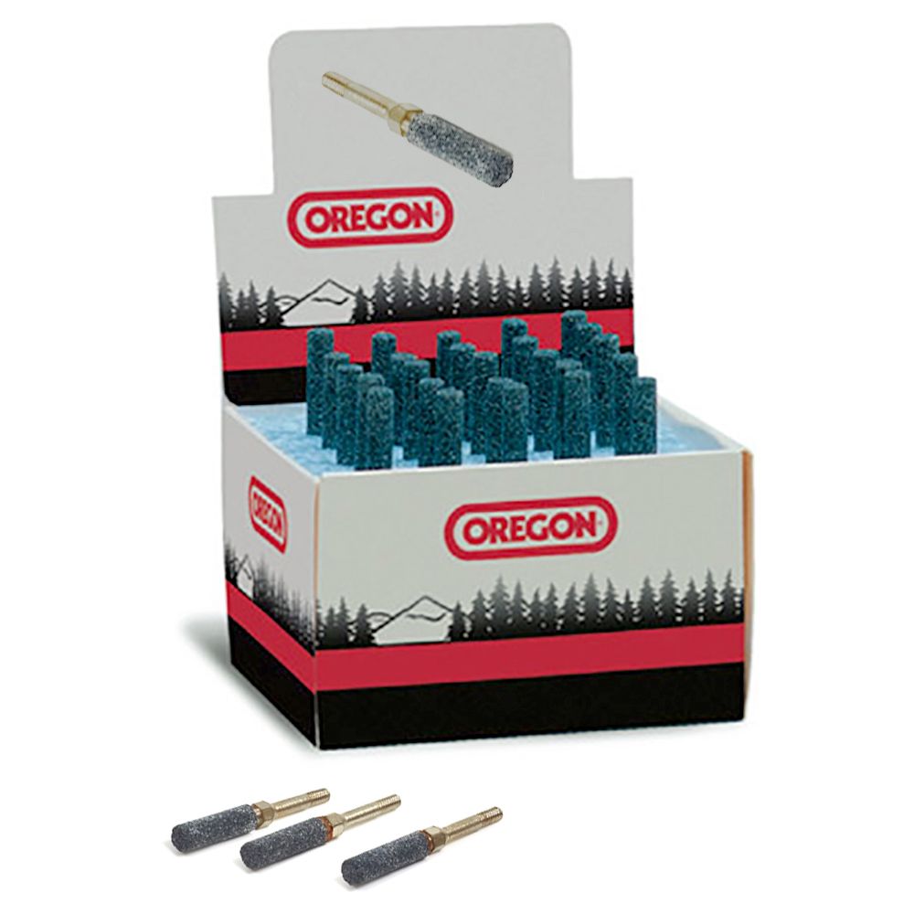 Oregon Aluminum Oxide Grinding Stones (Threaded Shaft)