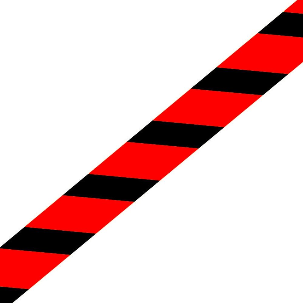 Striped Flagging 300' Roll (Red/Black) Box of 144