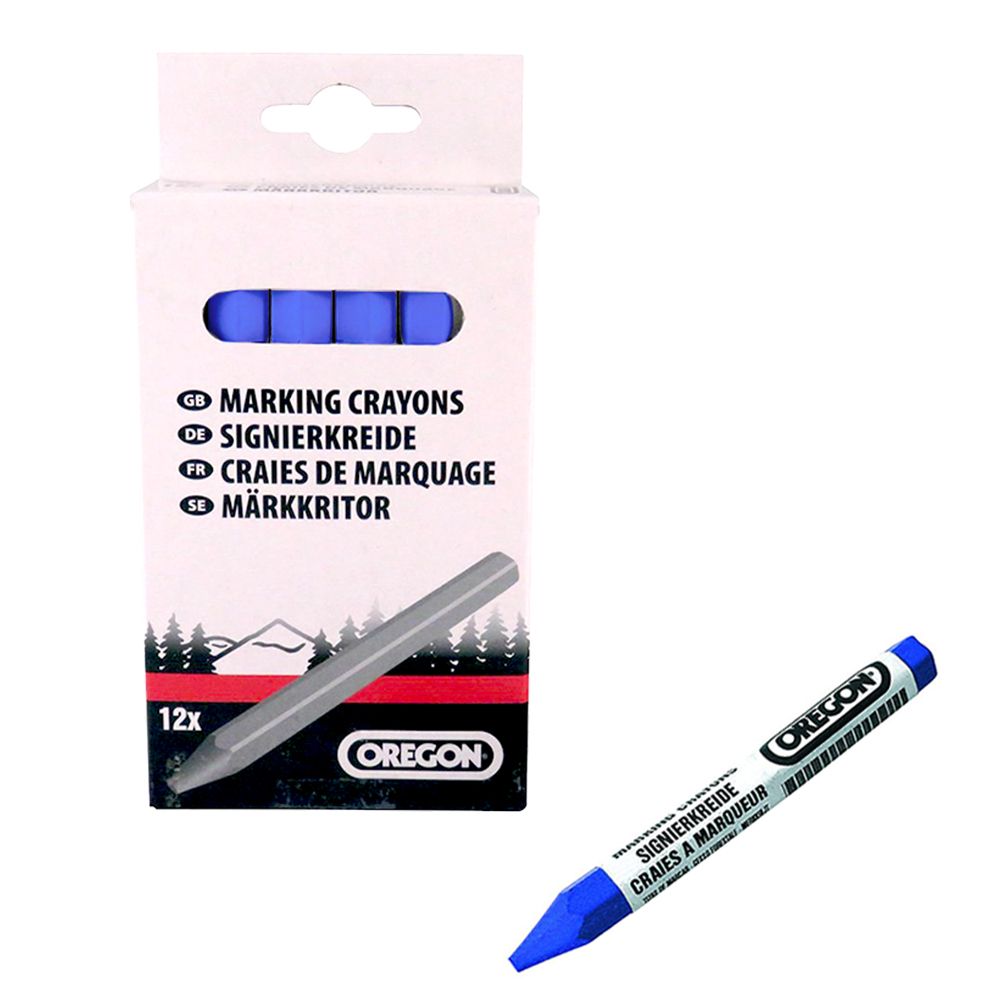 Oregon Marking Crayons (Blue) Box of 12
