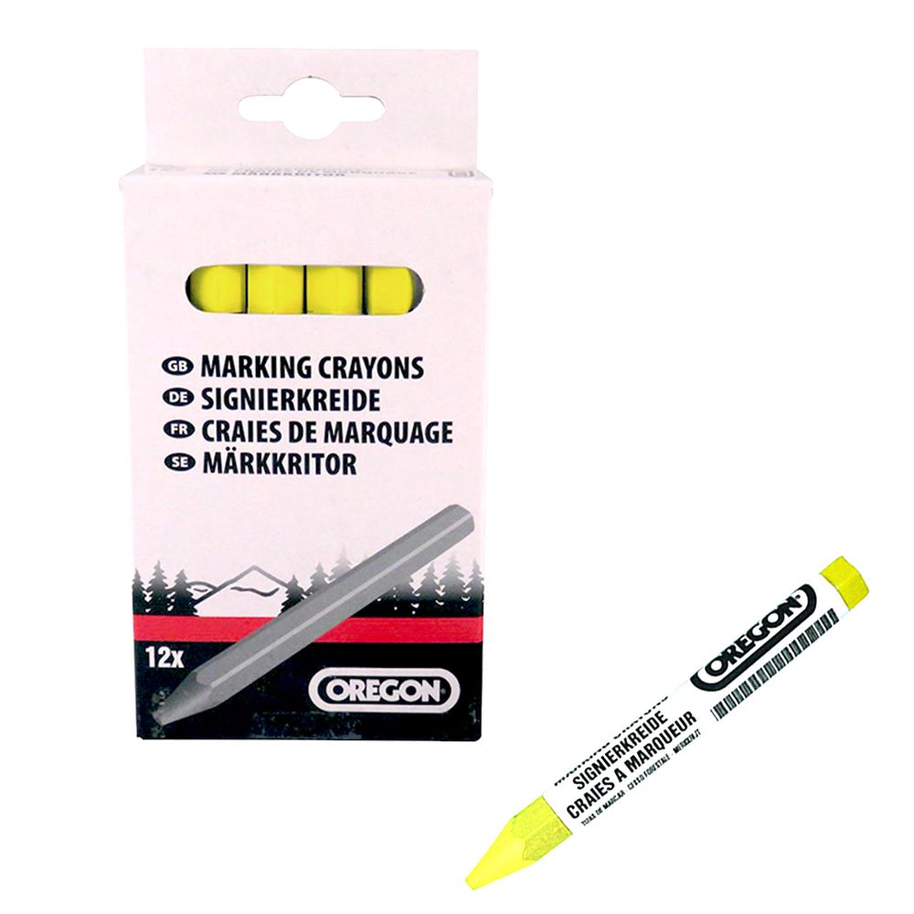 Oregon Marking Crayons (Yellow) Box of 12