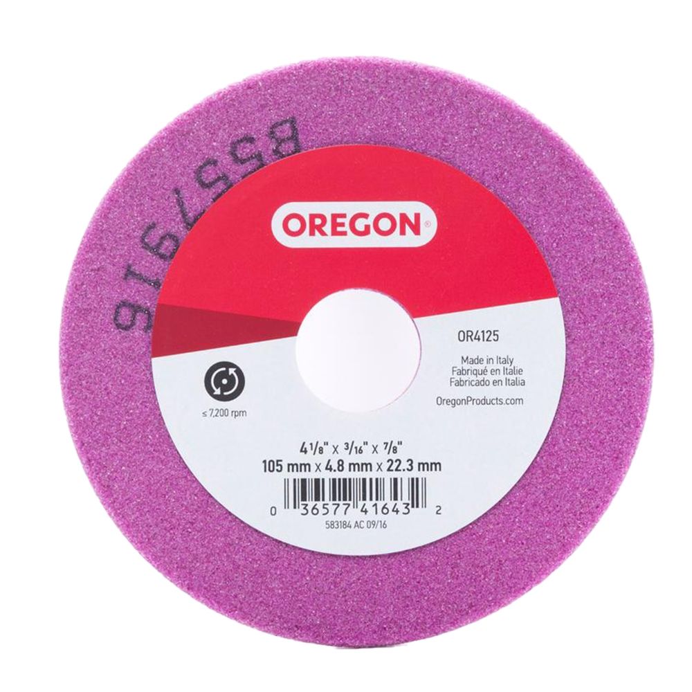 Oregon Aluminum Oxide Grinding Wheel (4-1/8