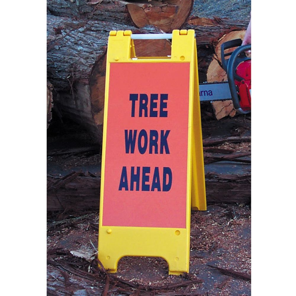 Tree Work Ahead Safety Sign