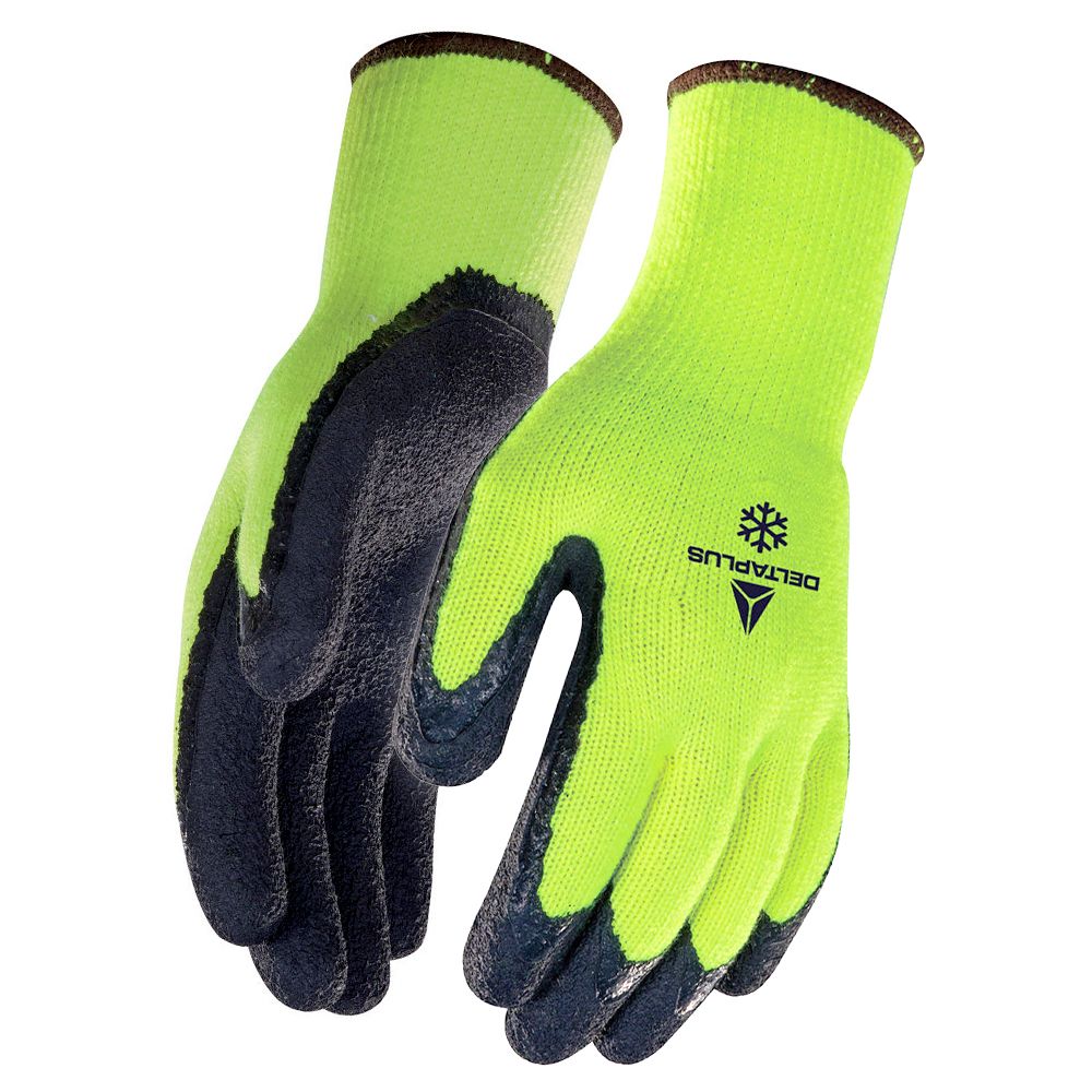 Delta Plus Hi-Vis Knitted Polyester Gloves - ELV VV733