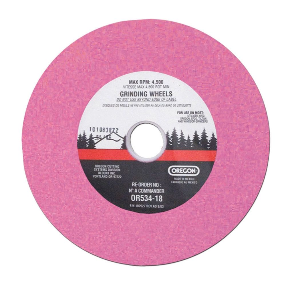 Oregon Aluminum Oxide Chain Grinding Wheels (5-3/4" Diameter)