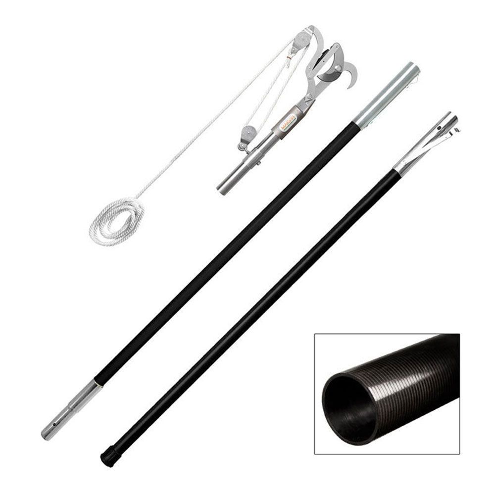 ArborMAX 12' Carbon Fiber Pole Pruner Package (Marvin PH-5 Bull) with Quick Change Adapter