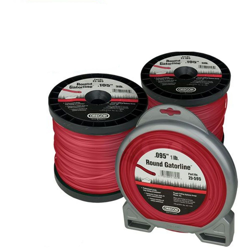 Oregon Round Gatorline (.130") 5lb Spool (Red)