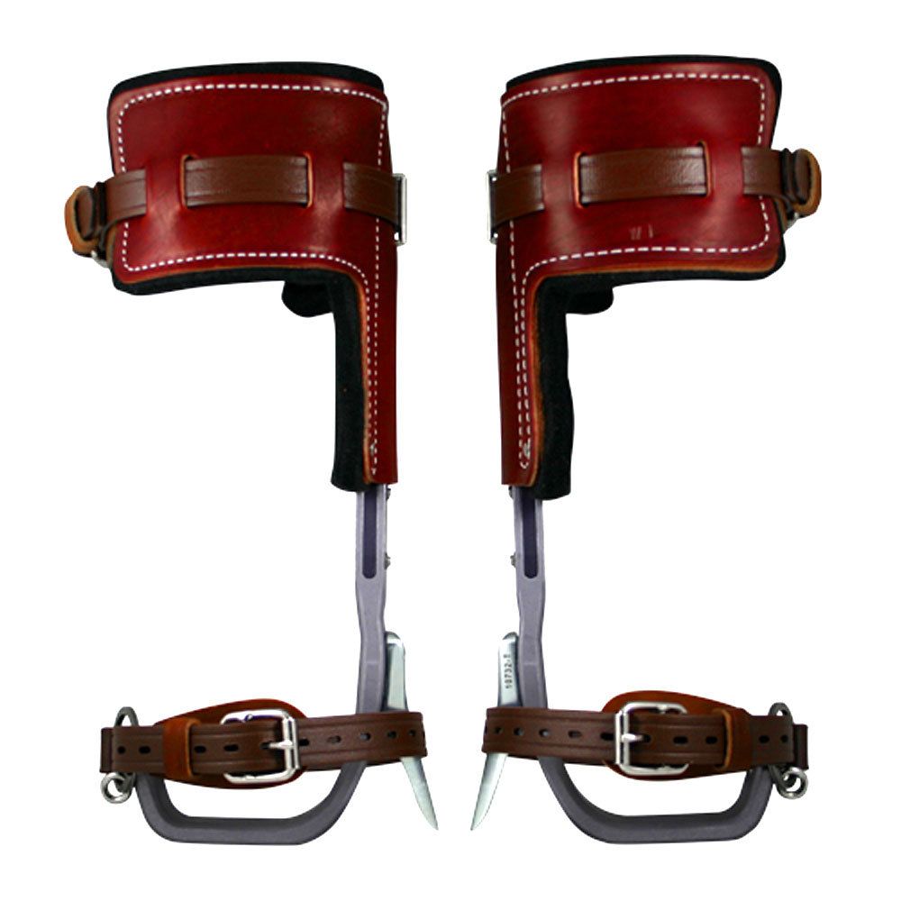 Climb Right Aluminum Tree Climbers (2-5/8" Gaffs) with T-Pads