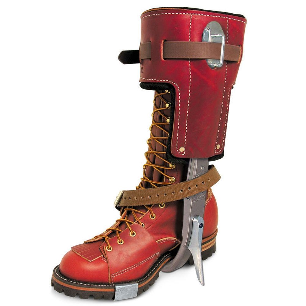 Climb Right Aluminum Tree Climbers (2-5/8" Gaffs) with T-Pads