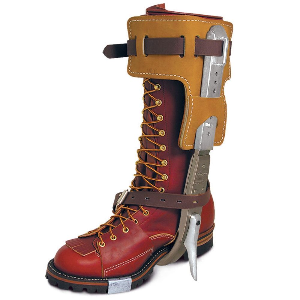 Climb Right Aluminum Tree Climbers (2-5/8" Gaffs) with L-Pads