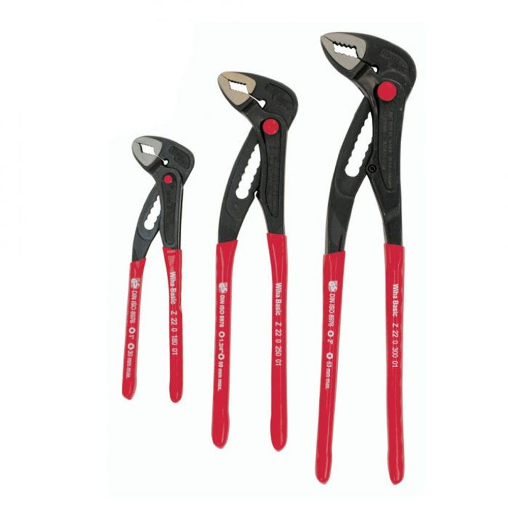 Wiha Soft Grip Adjust Water Pump Pliers Set
