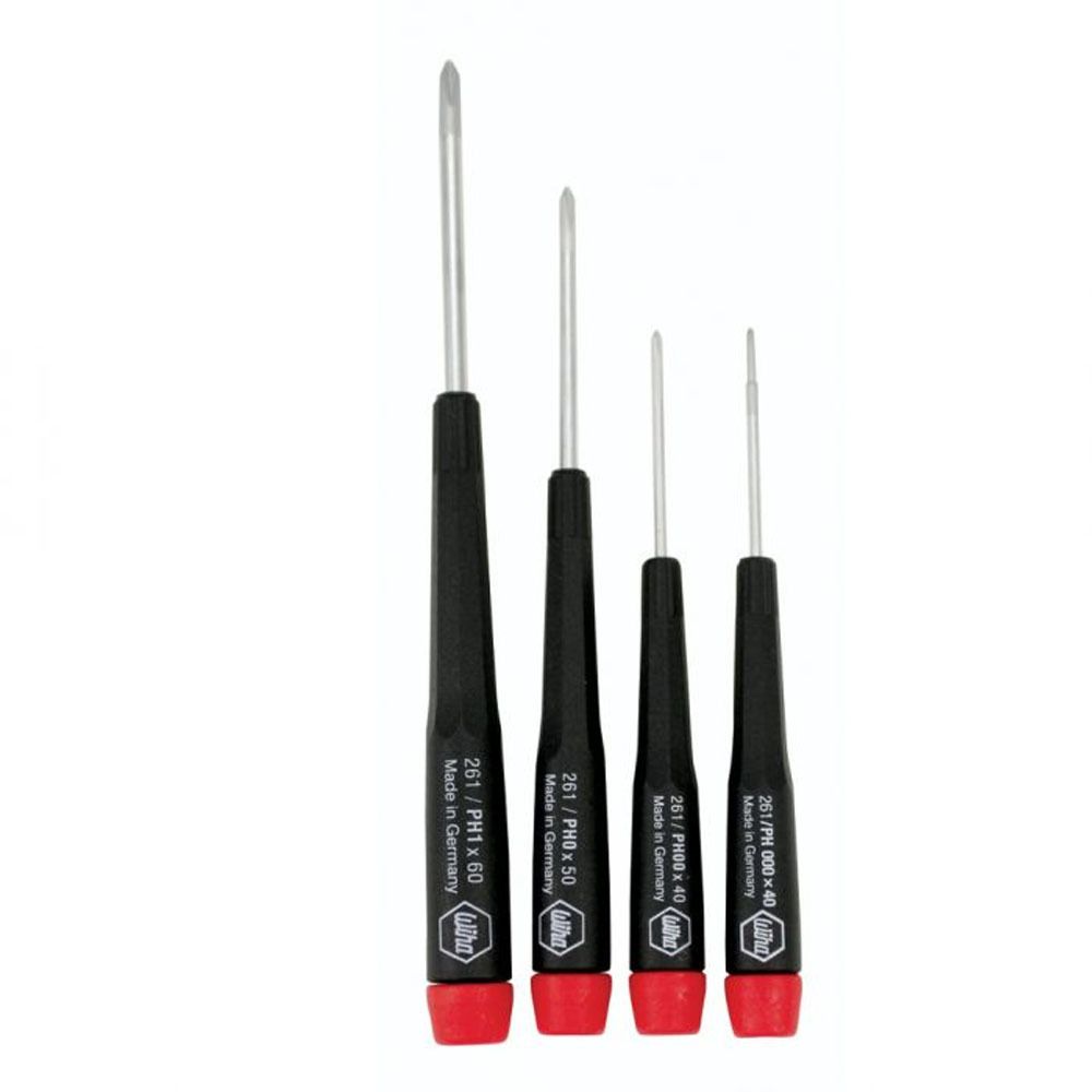Wiha Precision Phillips Drivers 4 Pc. Set