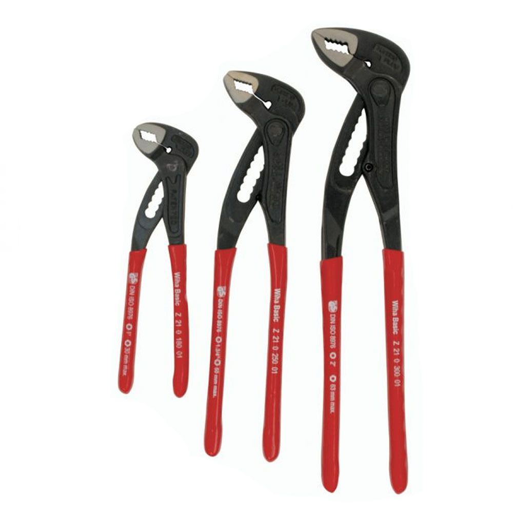 Wiha Soft Grip Adjustable Pliers Box Type Set