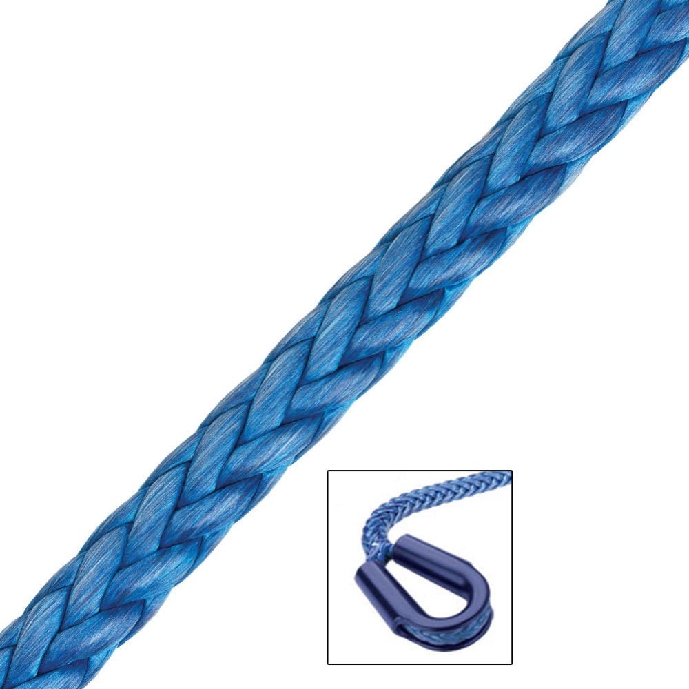 Samson 3/8" AmSteel Brush Chipper Winch Line with Thimble