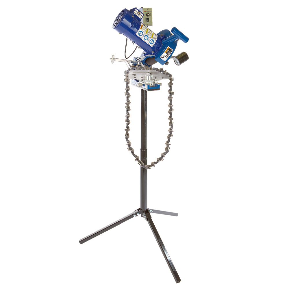 T&S Professional Chain Grinder (3/4" Harvester Chain) with Stand