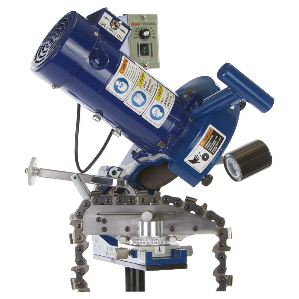 T&S Professional Chain Grinder (3/4" Harvester Chain) with Stand