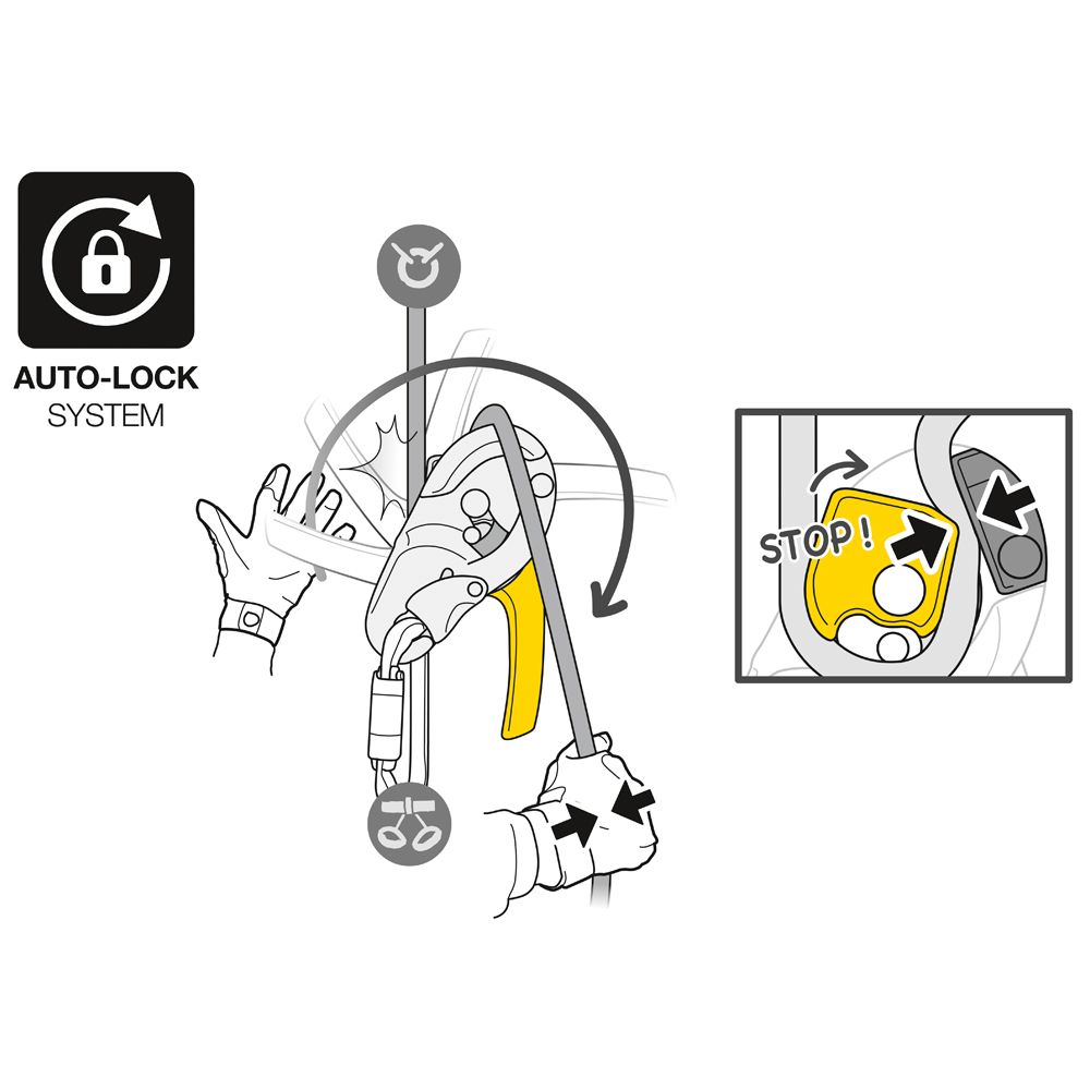 Petzl RIG Compact Self Braking Descender (Black)