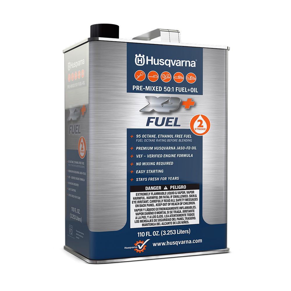 Husqvarna XP+ Pre-Mixed 2-Stroke Fuel & Oil (50:1) 110 fl oz (Case of 4)